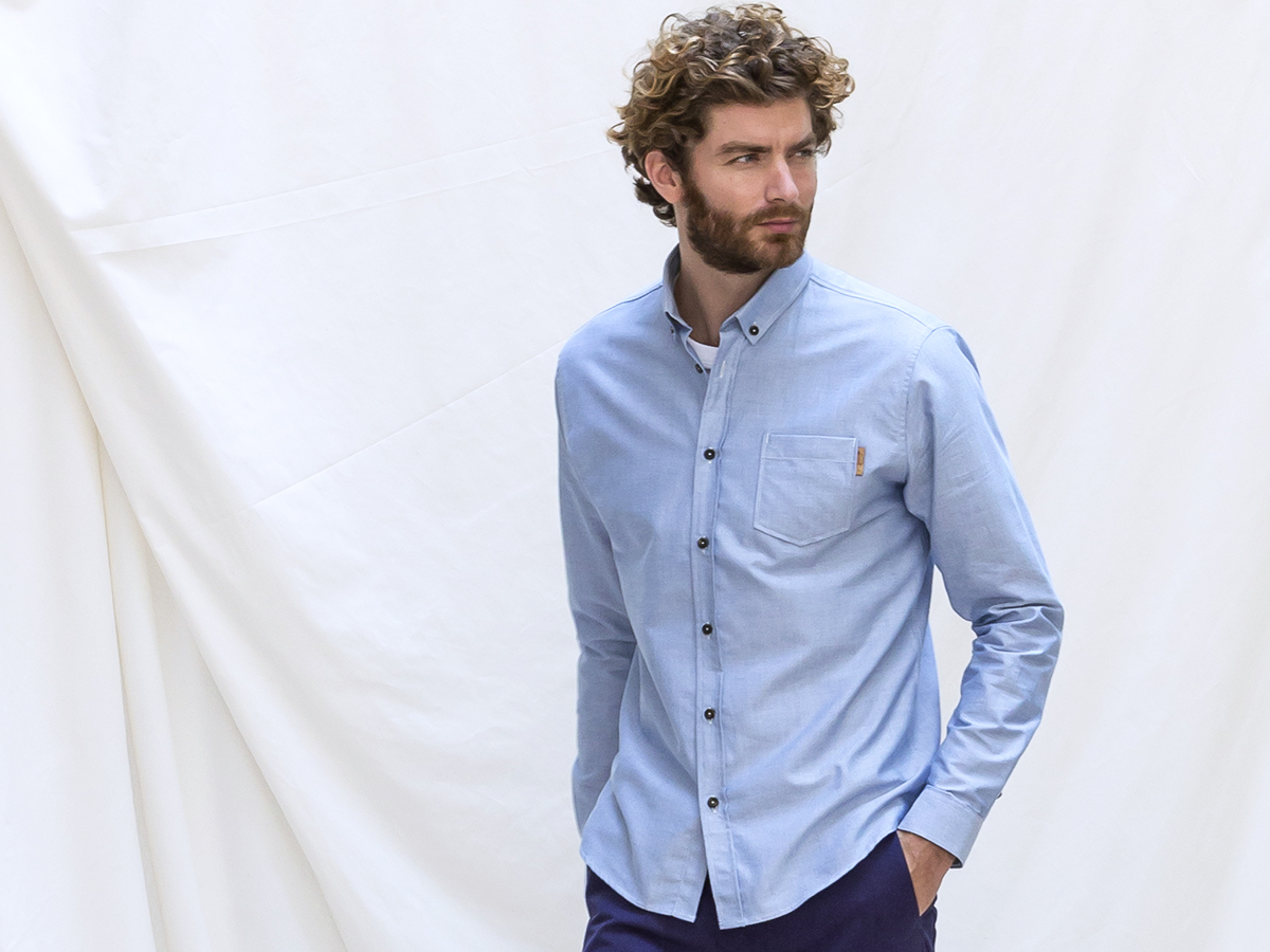 LA CHEMISE CAMPUS - CIEL
