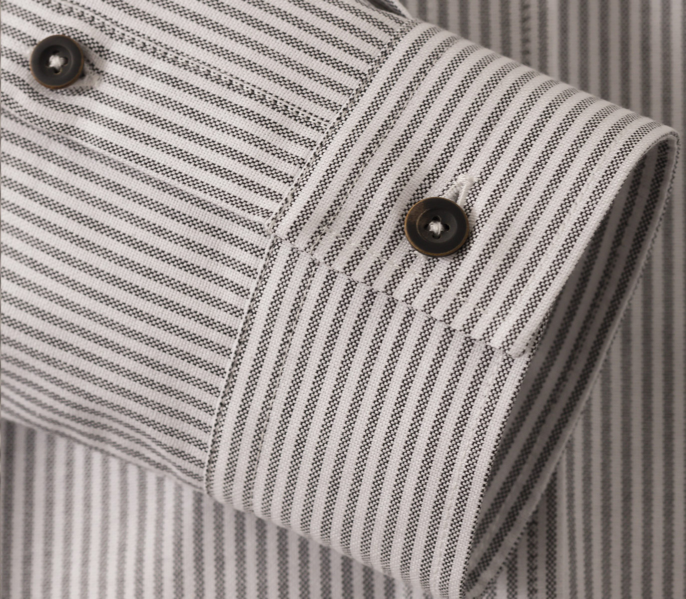 LA CHEMISE CAMPUS - RAYURE GRISE