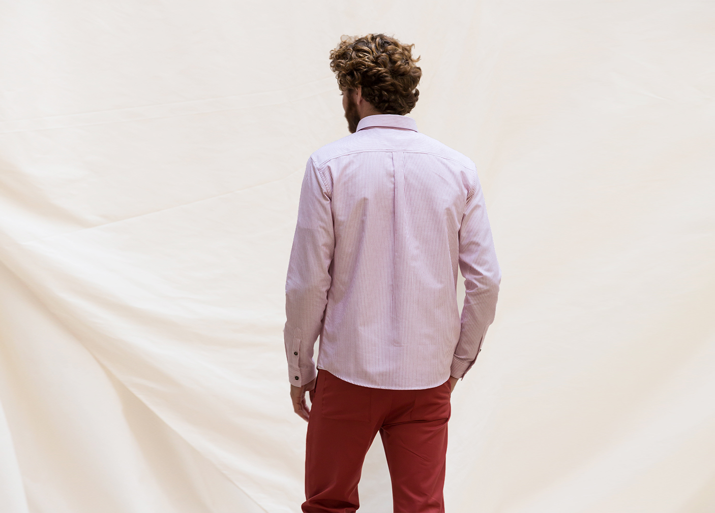 LA CHEMISE CAMPUS - RAYURE ROSE
