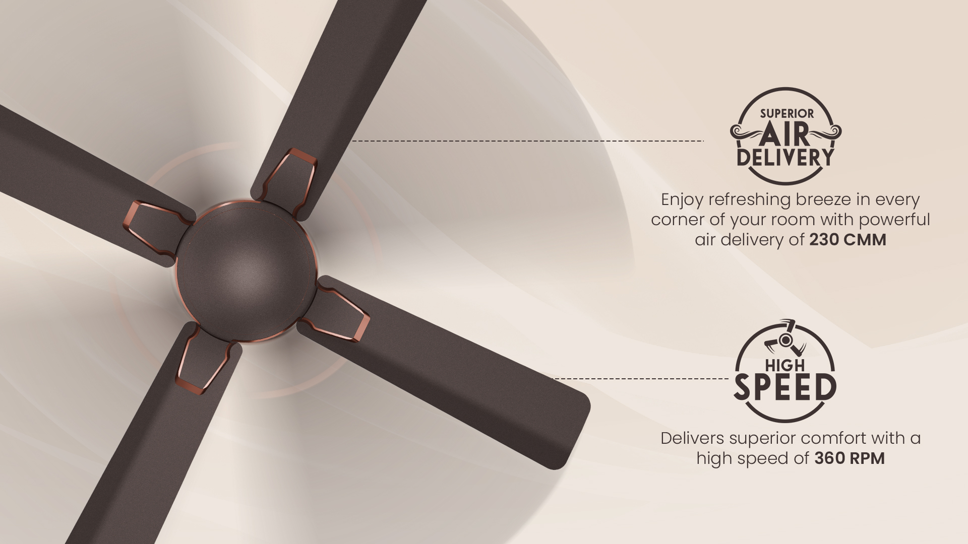 Superior Air Delivery, High Speed