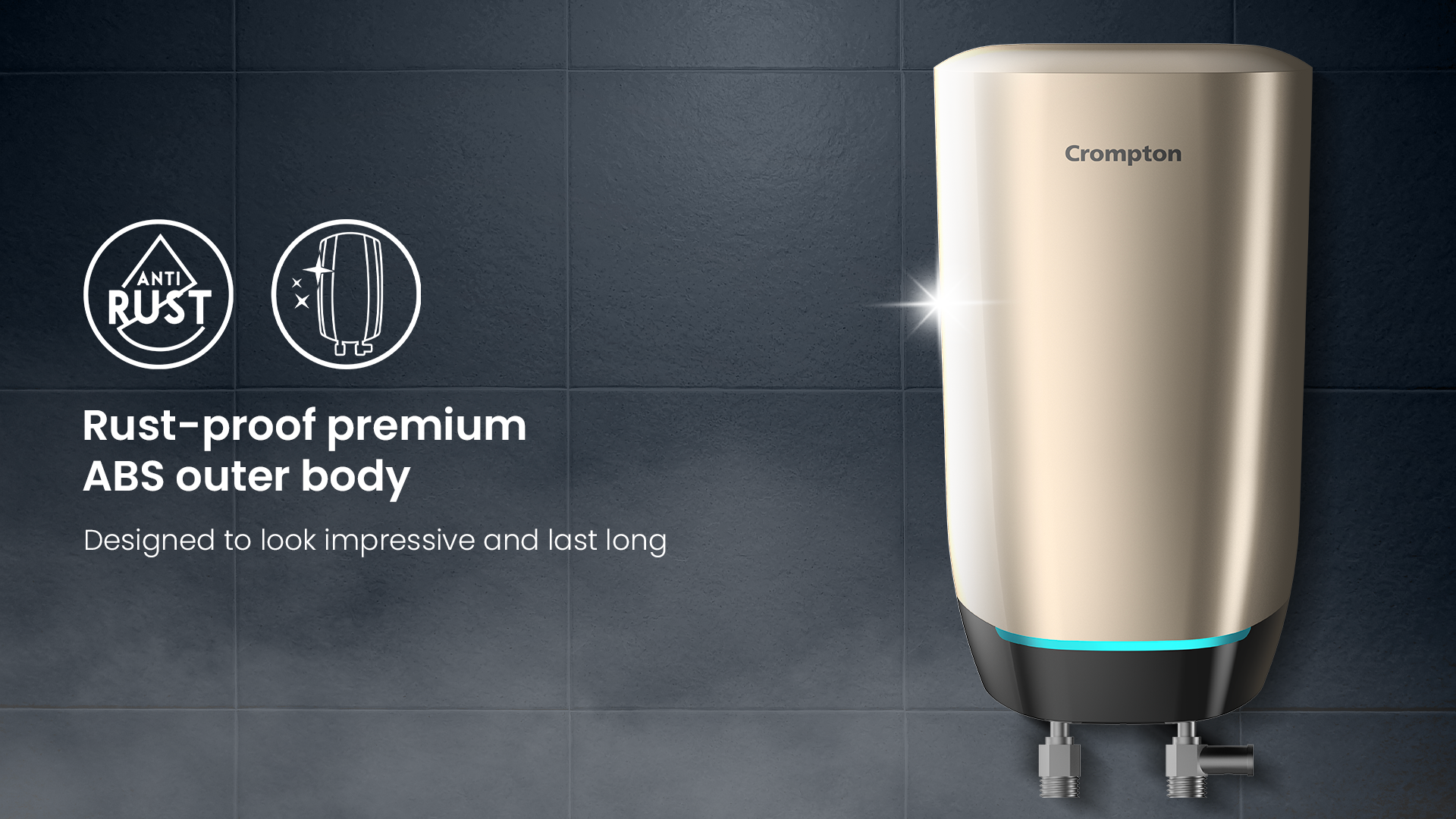 Rust-Proof Premium ABS Outer Body