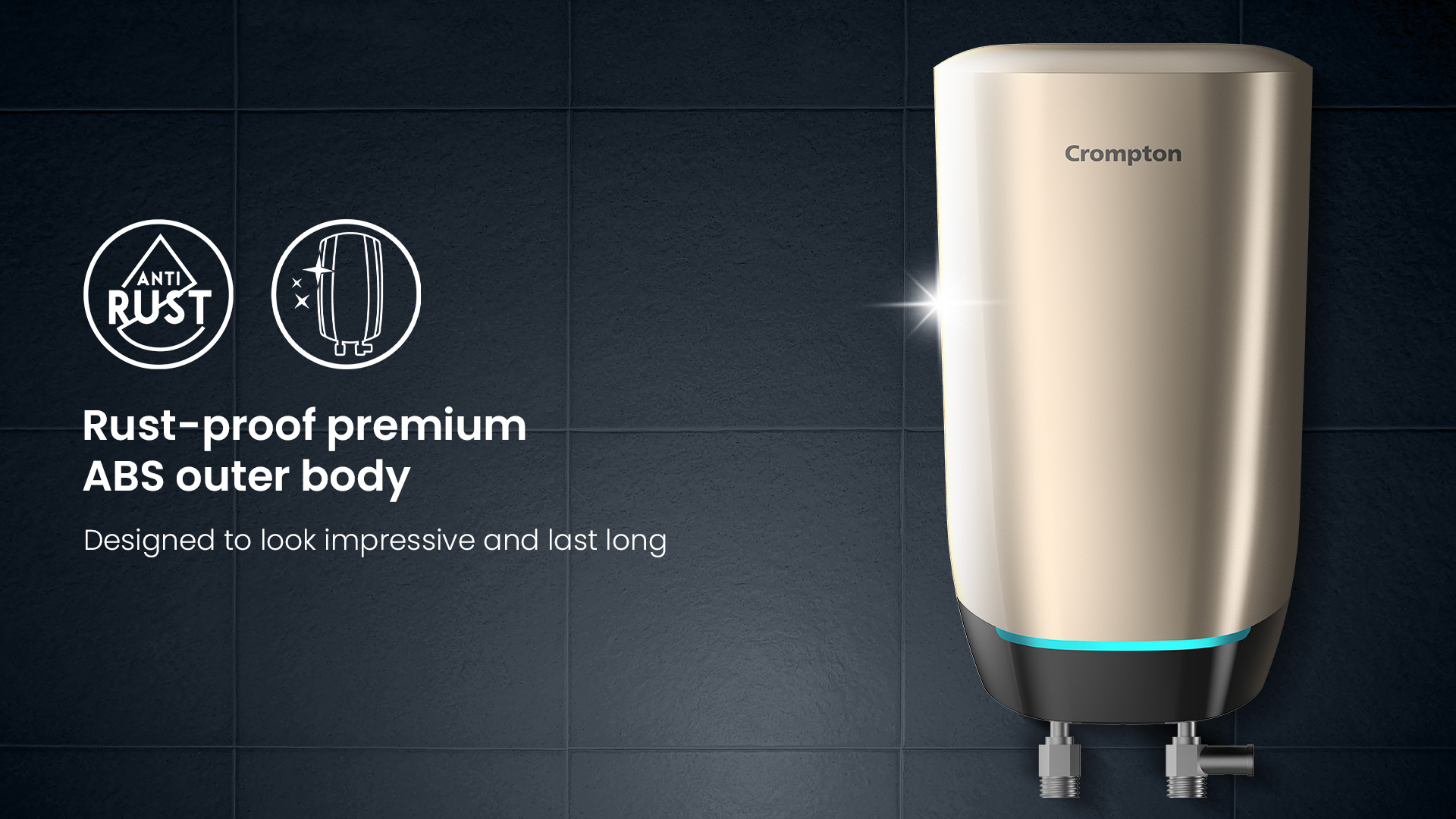 Rust-Proof Premium ABS Outer Body