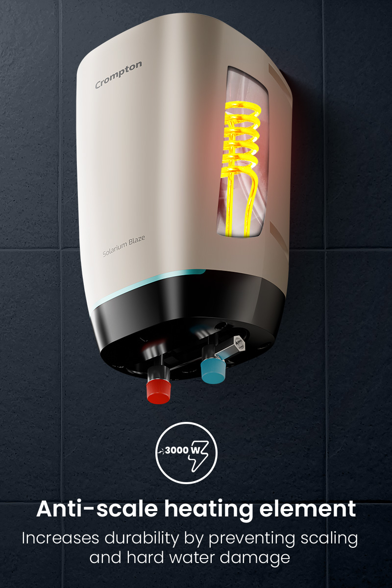 Anti-scale Heating Element