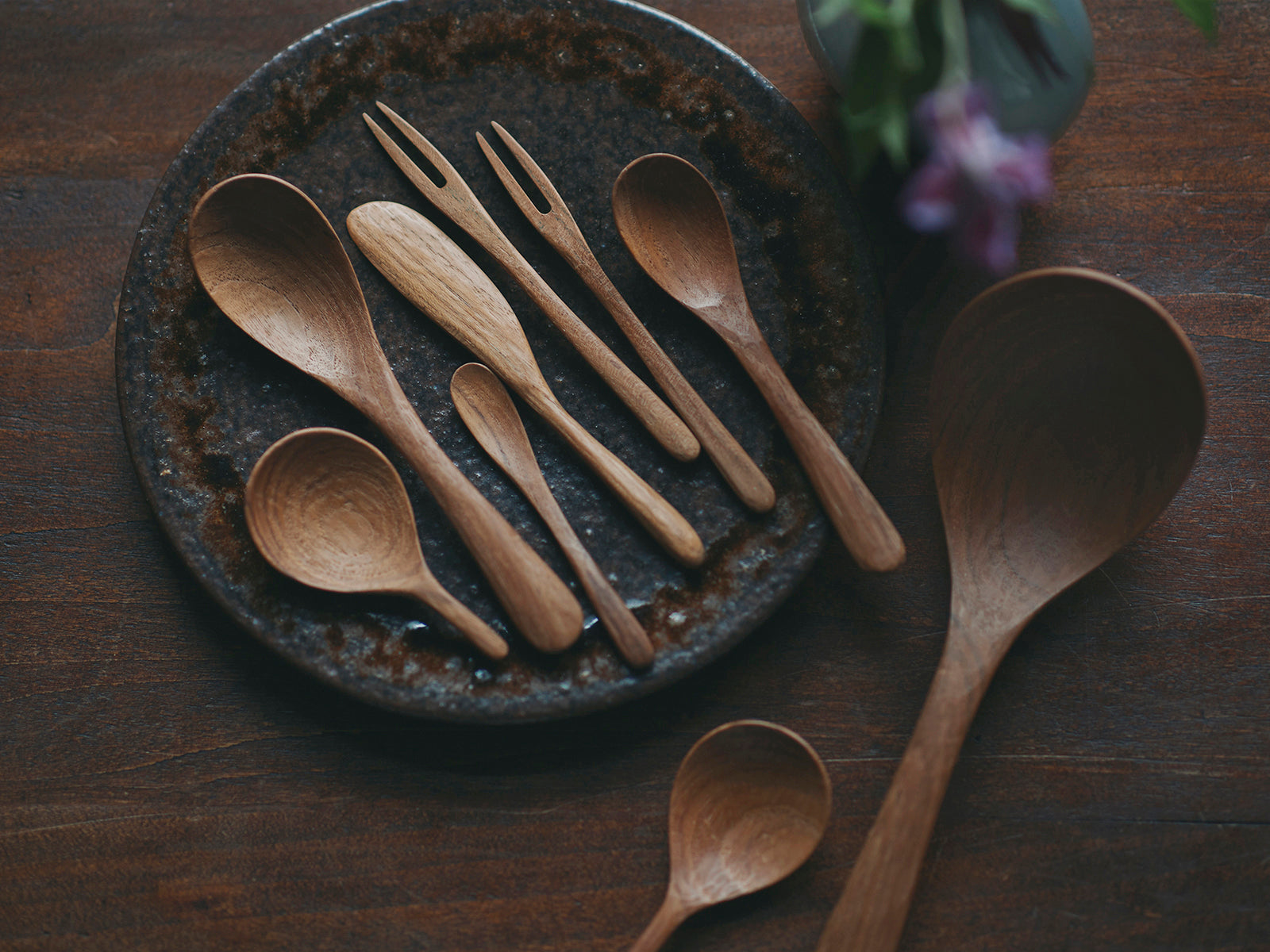 KINTO BAUM SPOON (160MM/6.3IN) TEAK THUMBNAIL 7