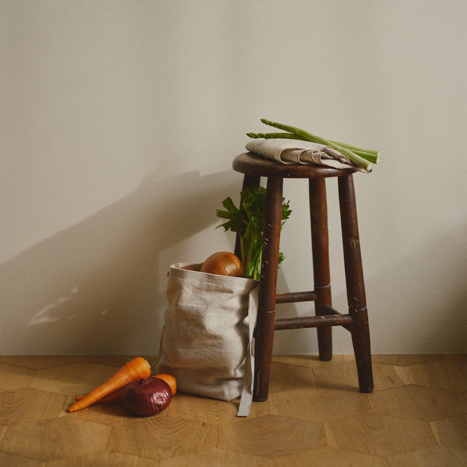 KINTO FUTO BREAD BAG ALI (150X110X280MM/5.9X4.33X11.02IN) NATURAL