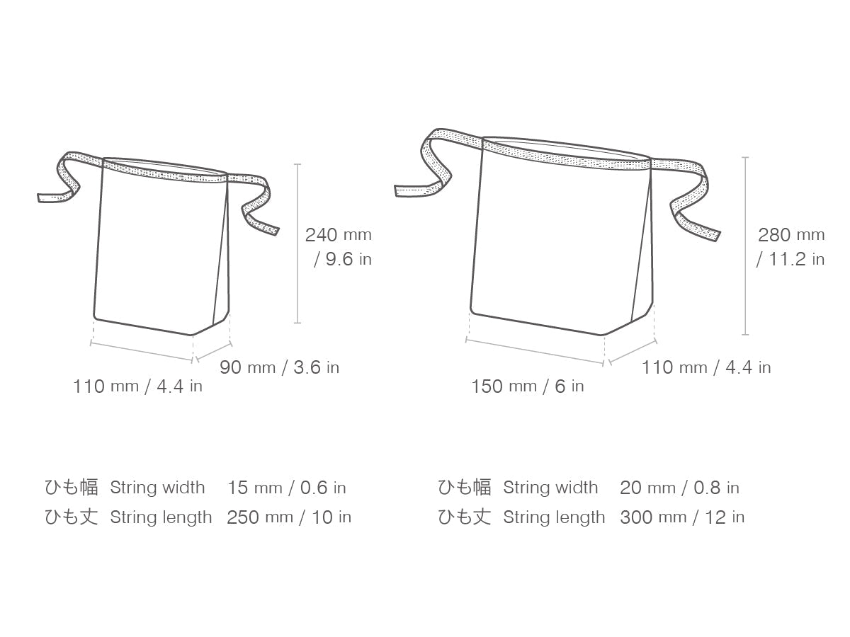 KINTO FUTO BREAD BAG ALI (110X90X240MM/4.33X3.54X9.45IN) NATURAL THUMBNAIL 8
