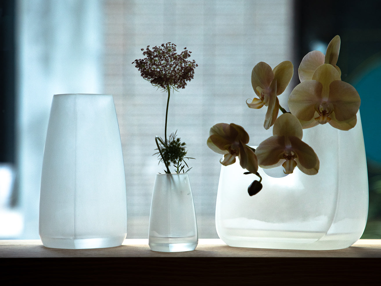 KINTO TRE VASE (200X120X175MM/7.9X4.7X6.9IN) FROST THUMBNAIL 3