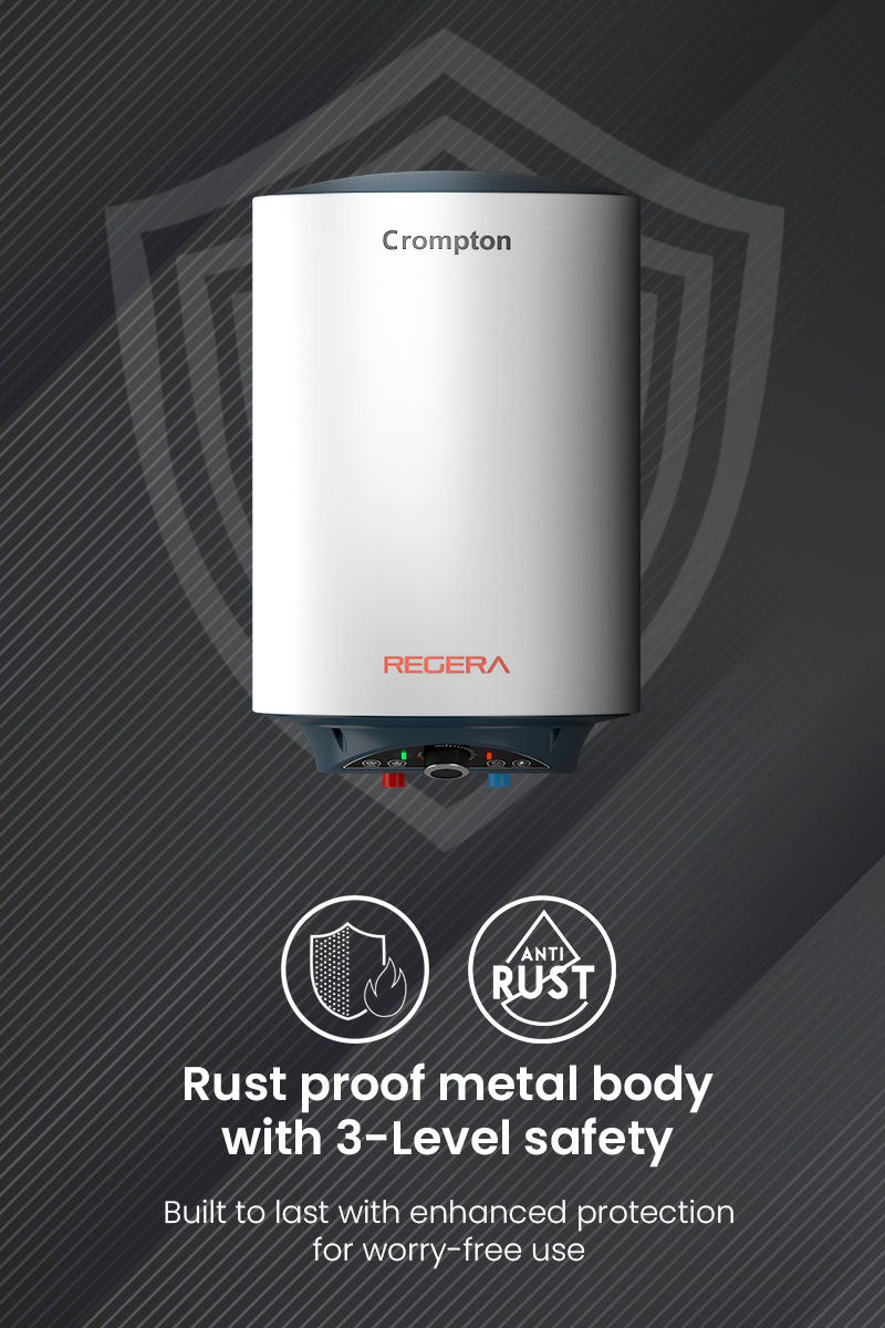 Rust proof metal body with 3-level safety