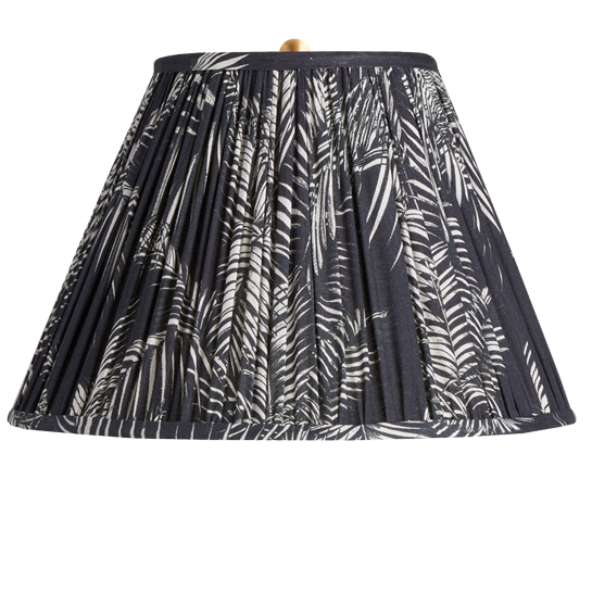 12 inch empire shade in black and white palm by matthew williamson