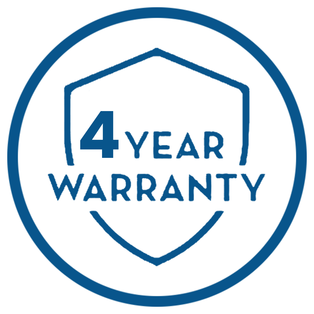 4 Year Warranty