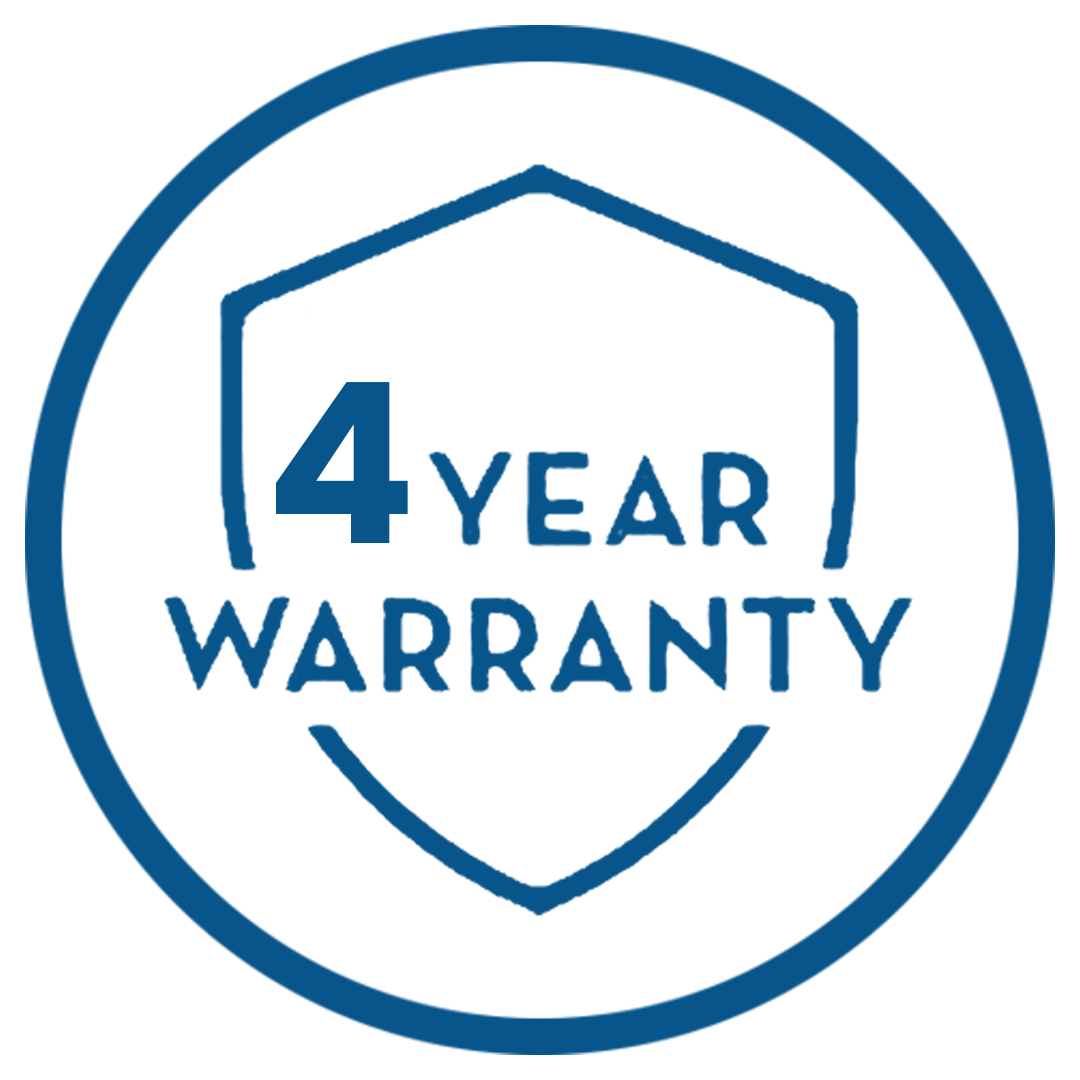 4 Year Warranty