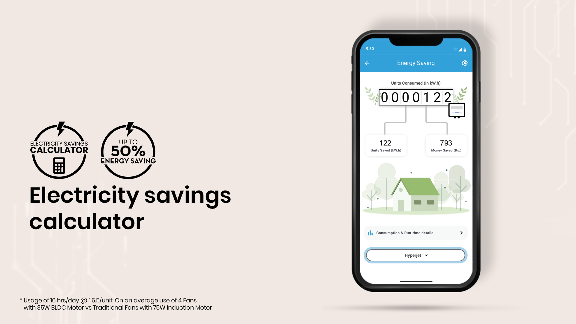 Electricity Savings Calculator