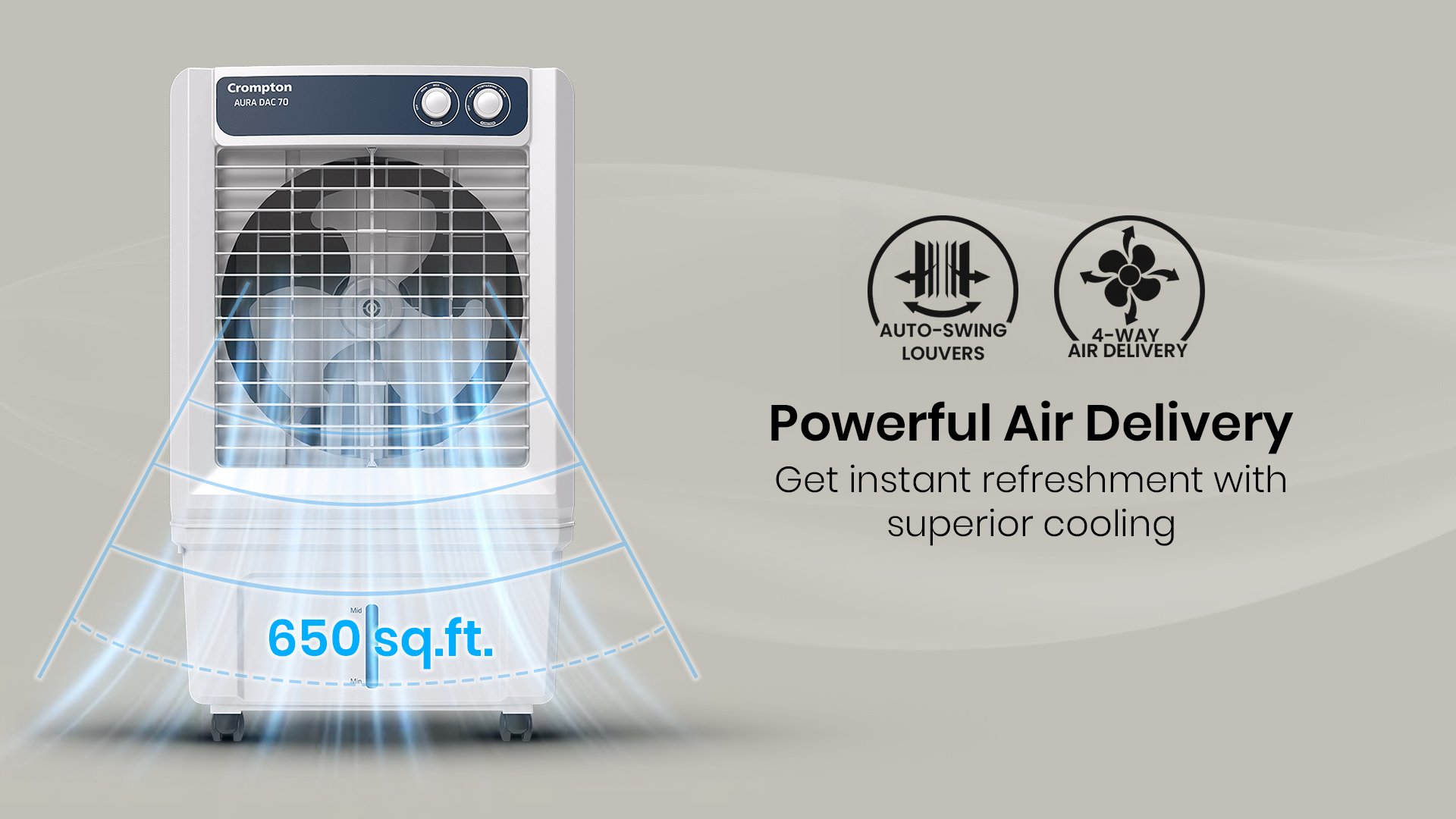 Powerful Air Delivery