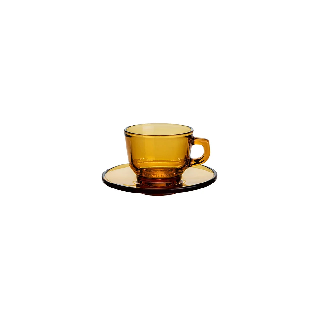 KINTO LUX SAUCER (⌀110MM/4.33IN) AMBER THUMBNAIL 9