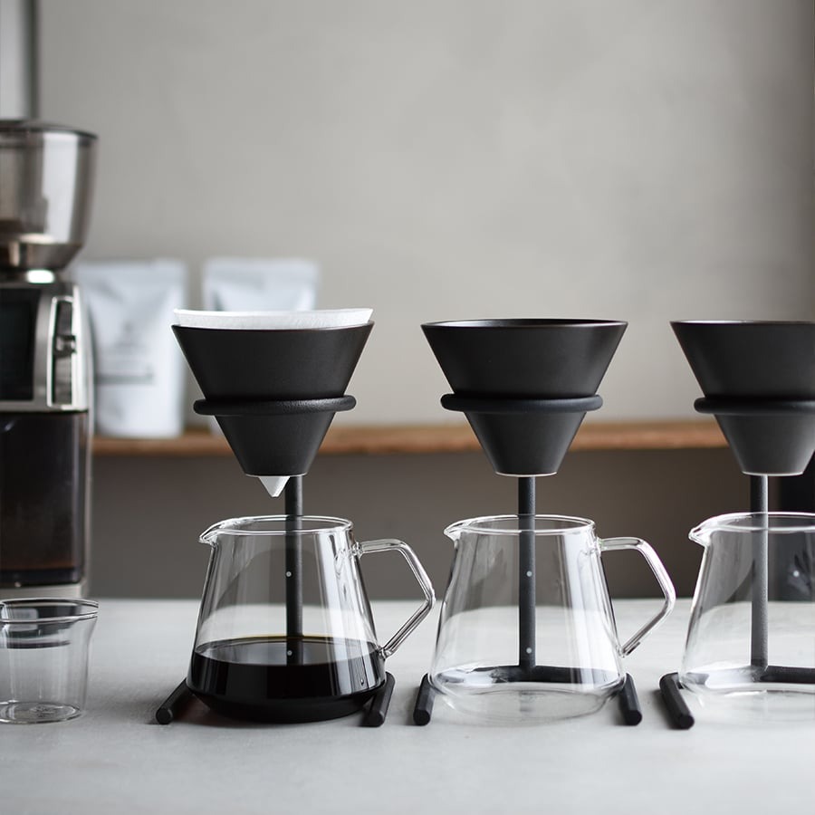 KINTO SCS-S04 BREWER STAND SET (4-CUP) (600ML/20OZ) BLACK THUMBNAIL 2