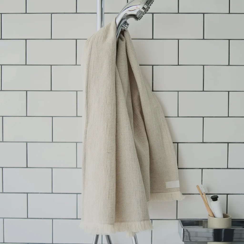 KINTO FUTO WAFFLE CLOTH WCL (1180X540MM/47.2X21.6IN) NATURAL THUMBNAIL 7