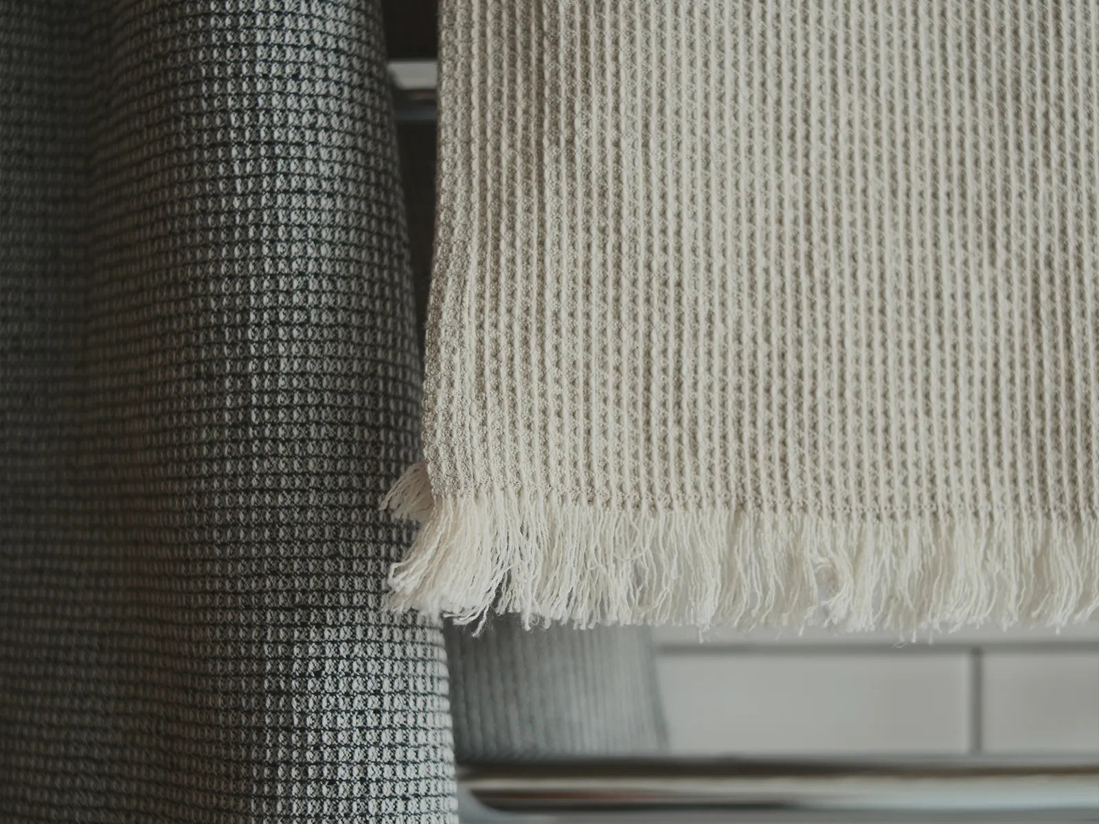 KINTO FUTO WAFFLE CLOTH WCL (1180X540MM/47.2X21.6IN) GREY THUMBNAIL 15