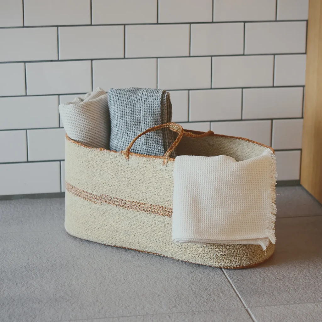 KINTO FUTO WAFFLE CLOTH WCL (1180X540MM/47.2X21.6IN) GREY THUMBNAIL 16