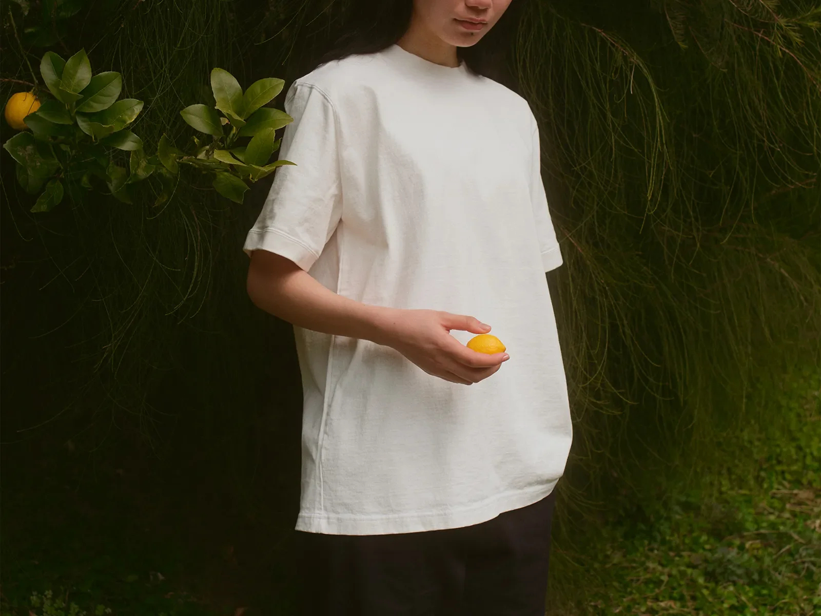 KINTO FUTO CUT AND SEW SHORT SLEEVE PCO_3 WHITE THUMBNAIL 2