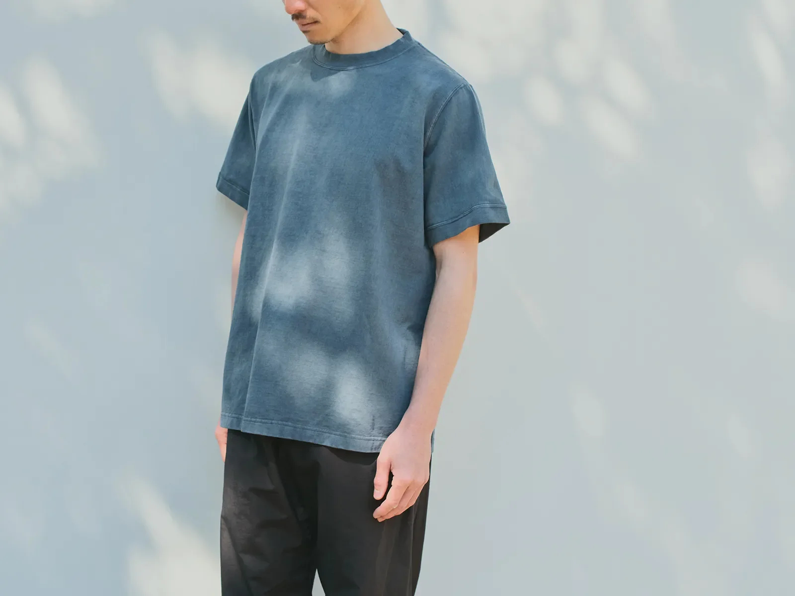 KINTO FUTO CUT AND SEW SHORT SLEEVE PCO_3 ASH BLUE THUMBNAIL 10