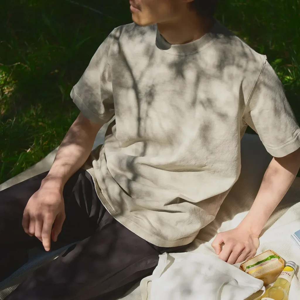 KINTO FUTO CUT AND SEW SHORT SLEEVE PCO_1 SAND BEIGE THUMBNAIL 6