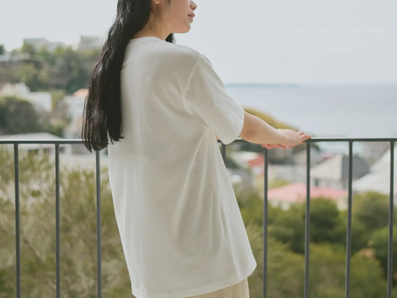 KINTO FUTO CUT AND SEW SHORT SLEEVE TCO_2 WHITE THUMBNAIL 3