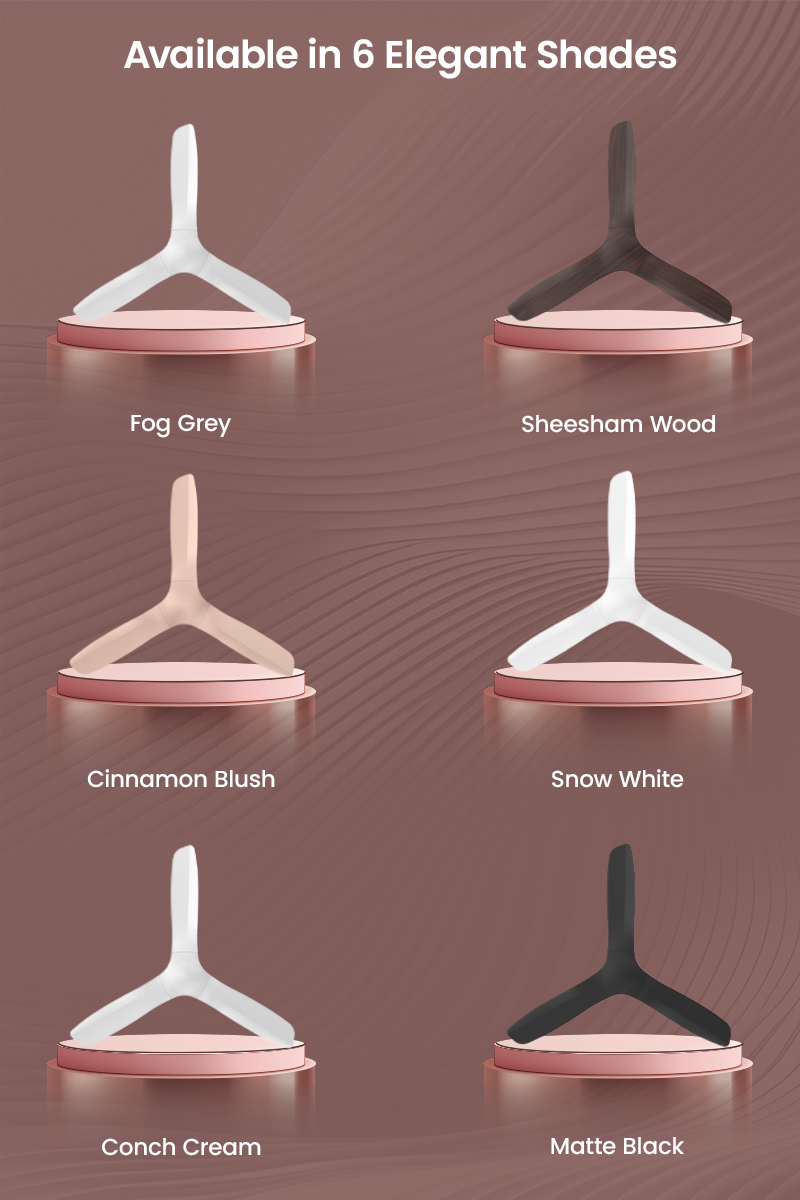 Available in 6 Elegant Shades to Match Your Interiors