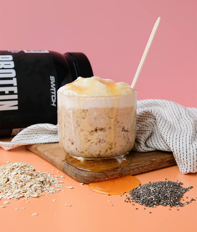 RECIPE - BANANA TOFFEE  OVERNIGHT OATS