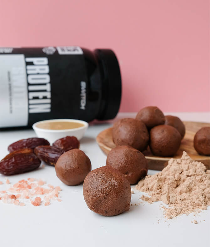 RECIPE - CHOC FUDGE PROTEIN BALLS