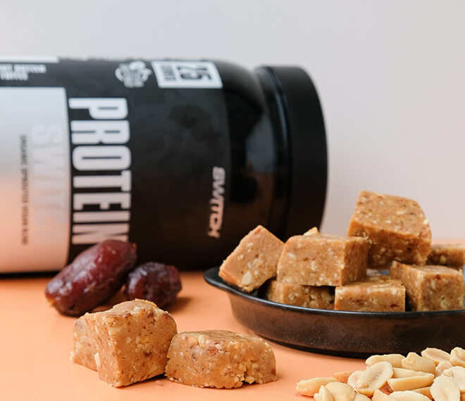 RECIPE PEANUT BUTTER TOFFEE PROTEIN BARS Switch Nutrition