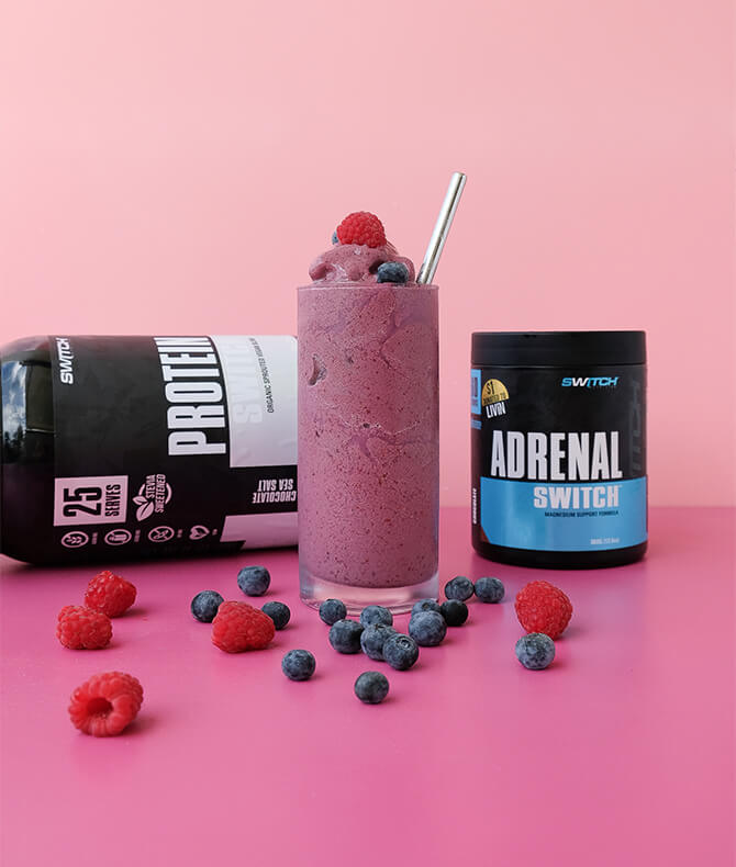 RECIPE - VERY BERRY PROTEIN  RECOVERY SMOOTHIE