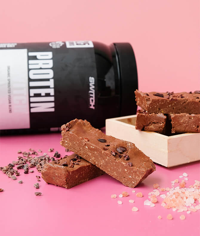 RECIPE - CHOC PEANUT BUTTER PROTEIN FUDGE