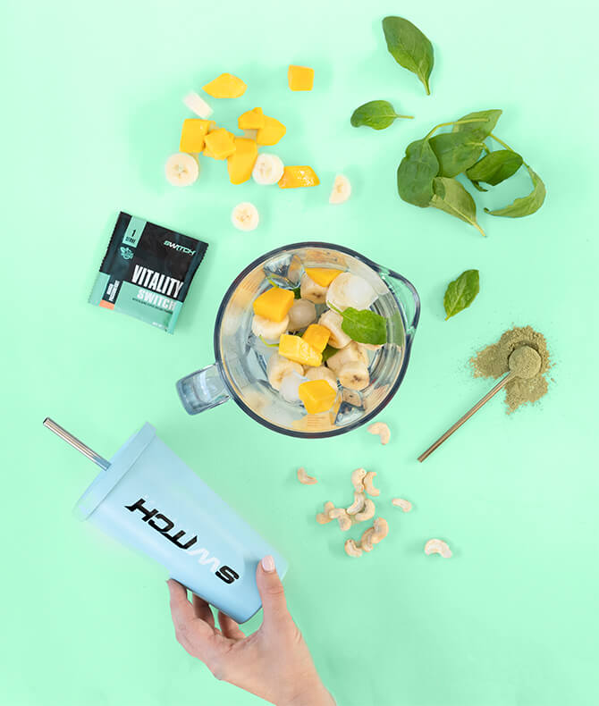 RECIPE - MANGO PASSIONFRUIT GREEN SMOOTHIE