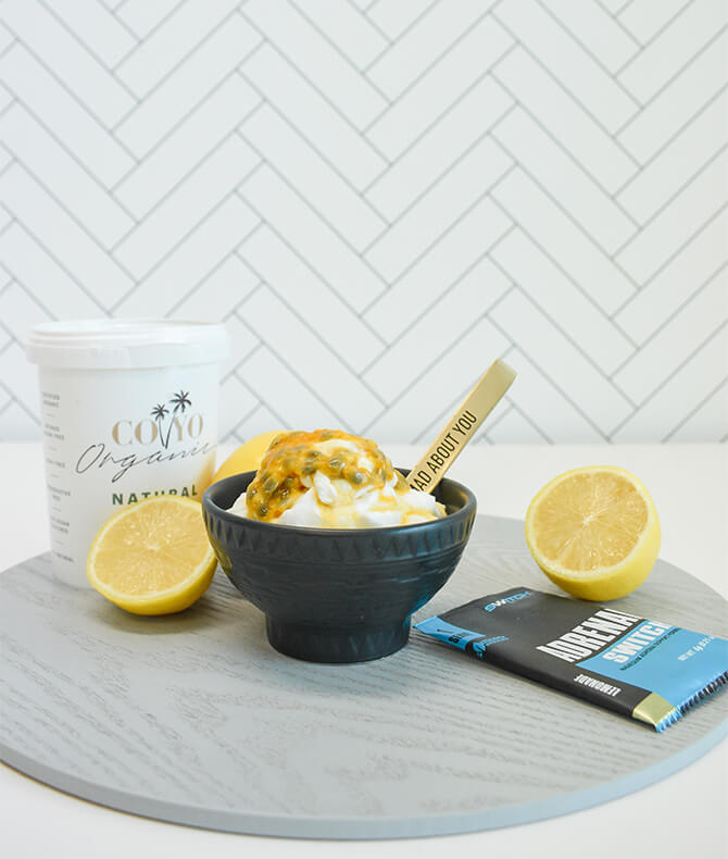 RECIPE - LEMON PASSIONFRUIT MOUSSE