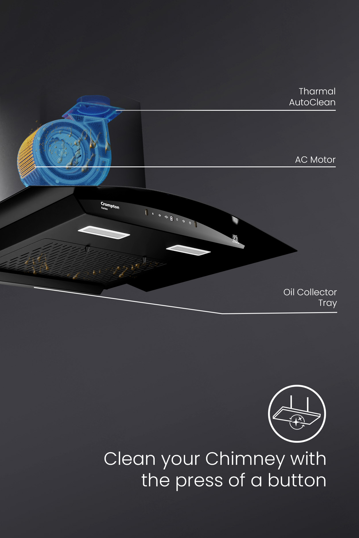 Automatically Cleans Itself Every 30 Hours of Use