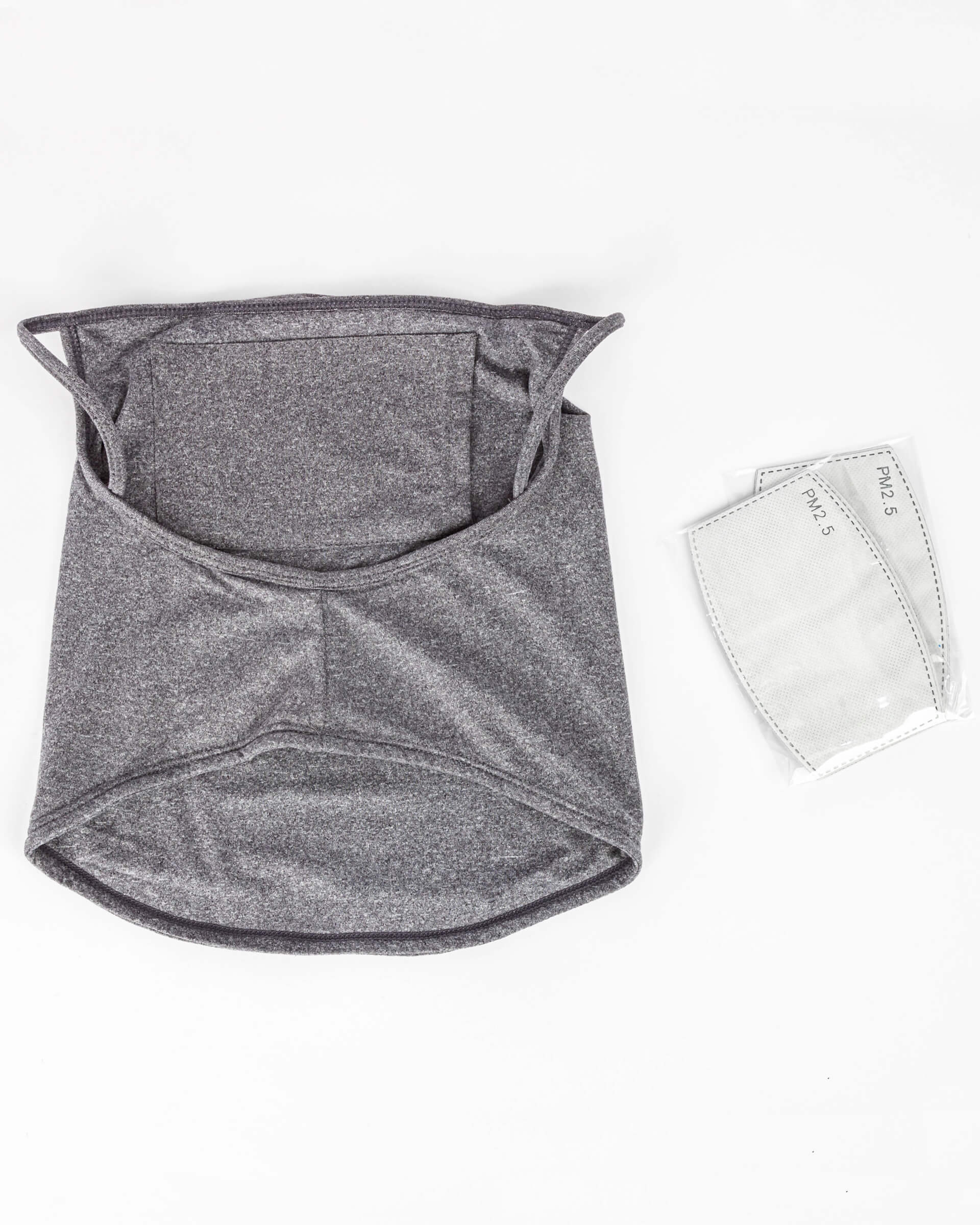 Women's Protective Face Mask Gaiter w/ Filter Pocket - 2PC Set
