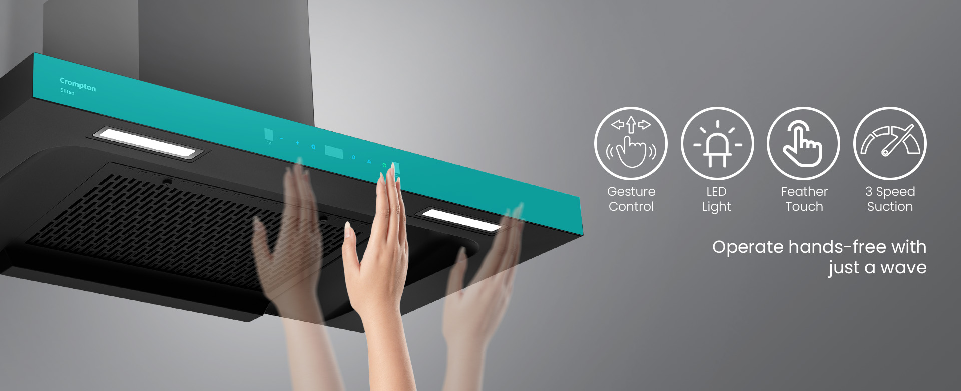 Operate Hands-free with Just a Wave