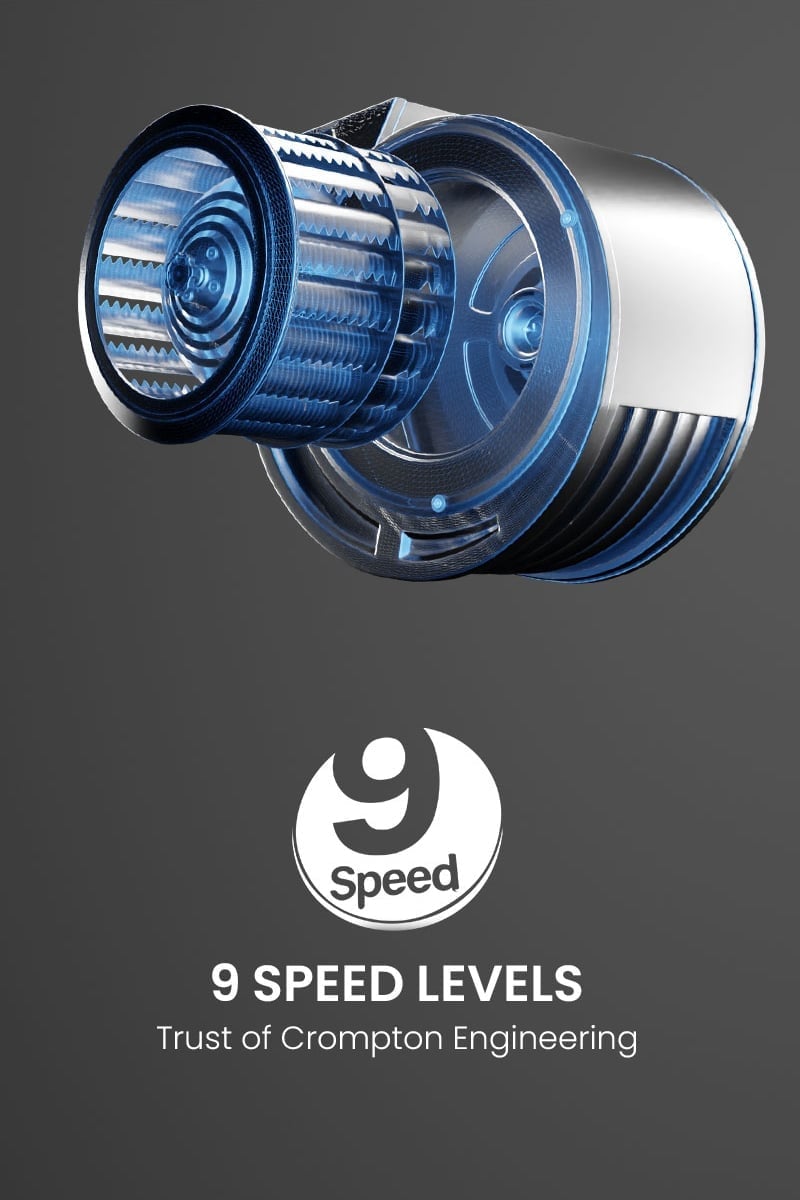 9 Speed Levels