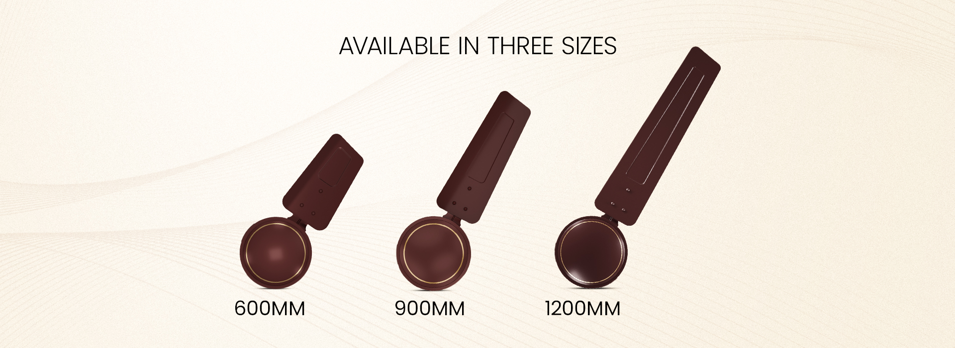 Available in Three Sizes