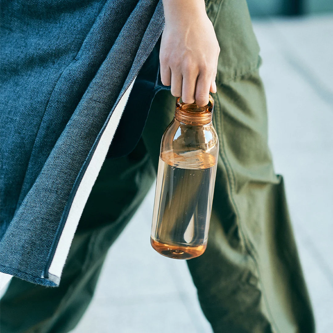 KINTO WATER BOTTLE 500ML AMBER