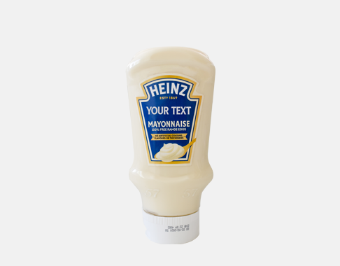 Photograph of PERSONALISED HEINZ (SERIOUSLY) GOOD MAYONNAISE product