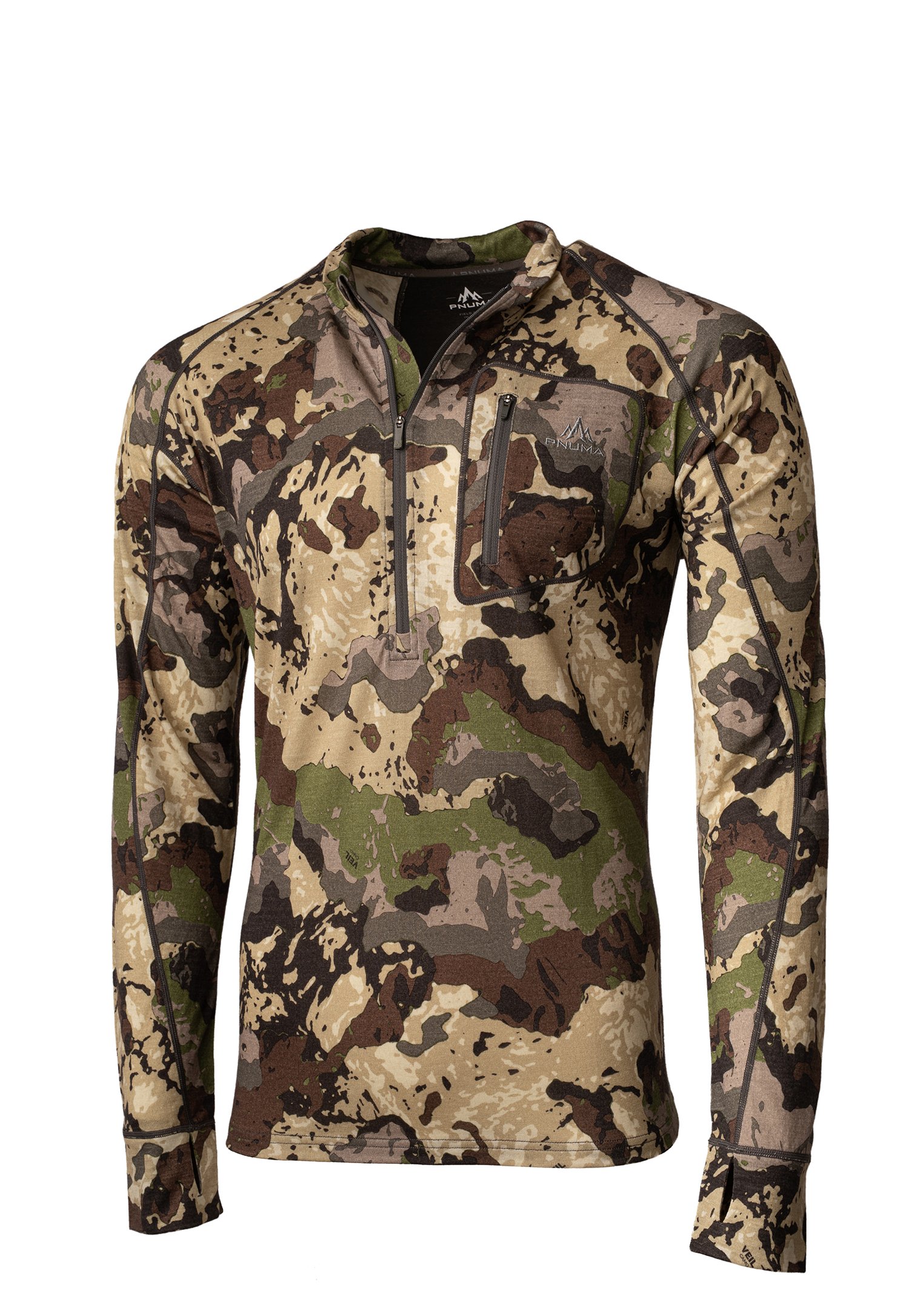Merino Wool Base Layer Pullover Pnuma Outdoors