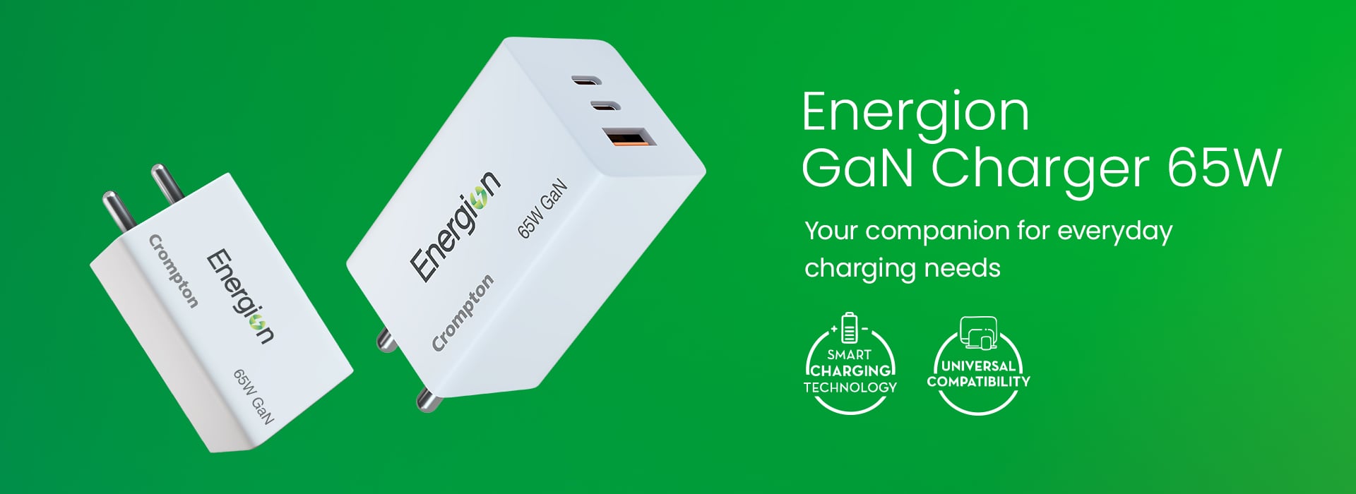 Energion GaN Charger 65W