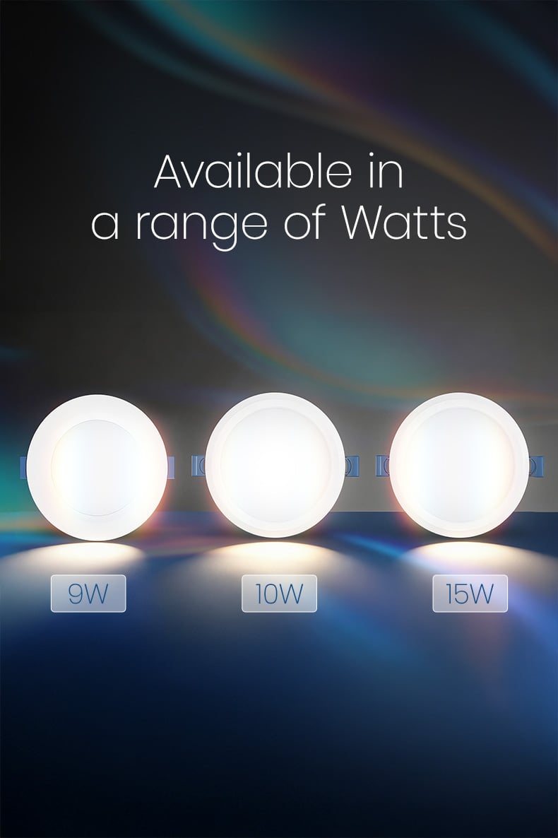 Available in a Range of Watts