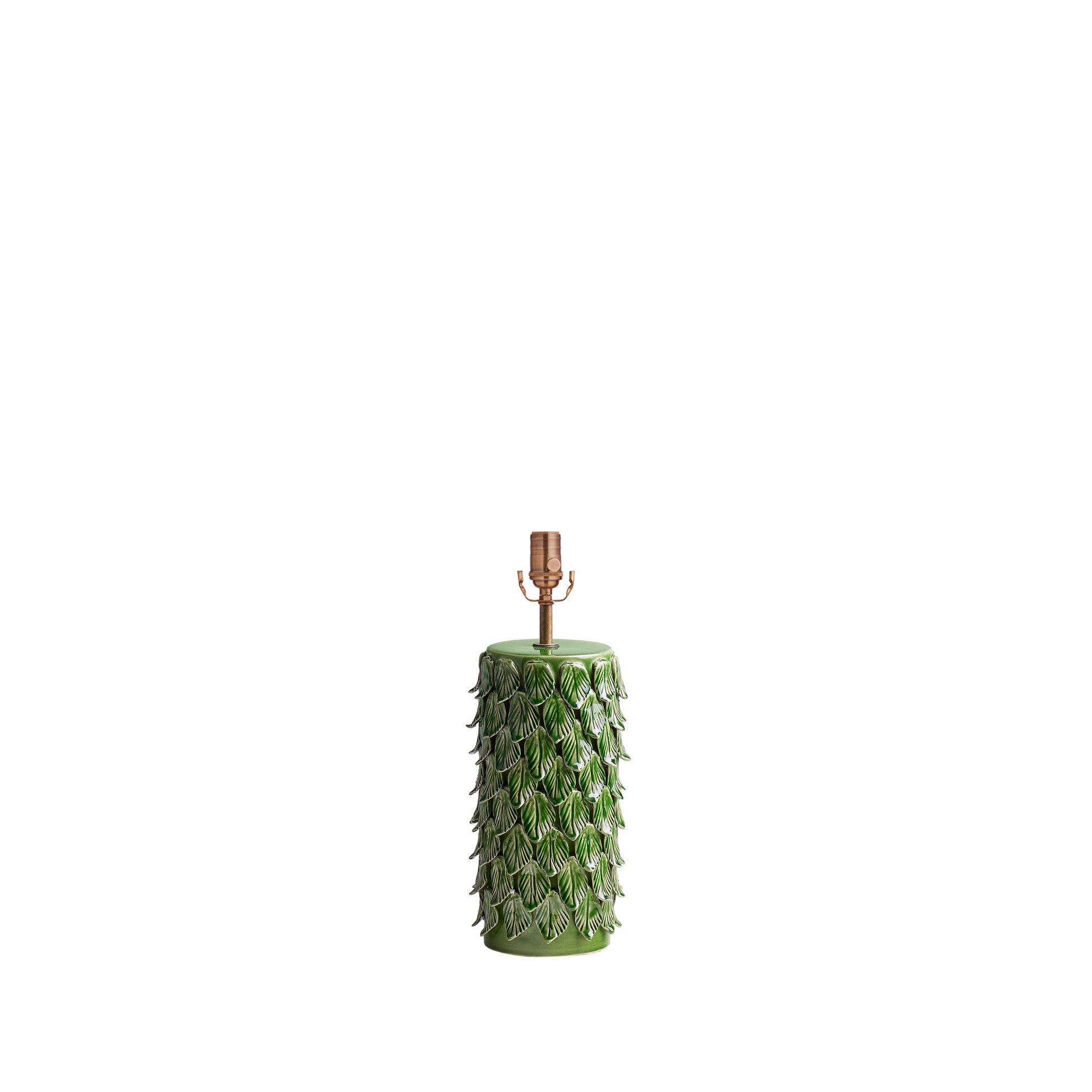 Palmier table lamp in green by Matthew Williamson
