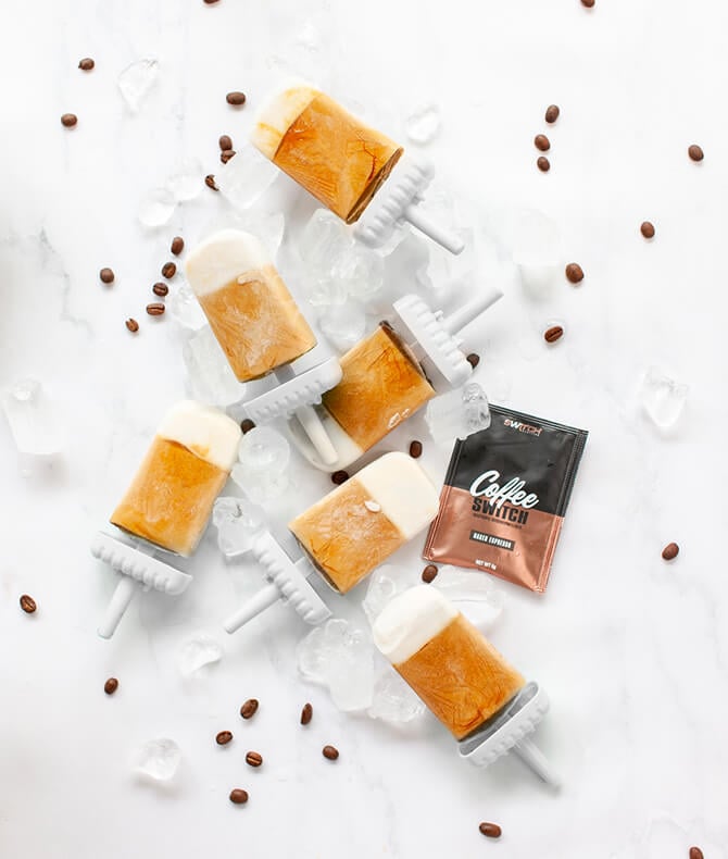 RECIPE - ICED COCONUT LATTE POPS
