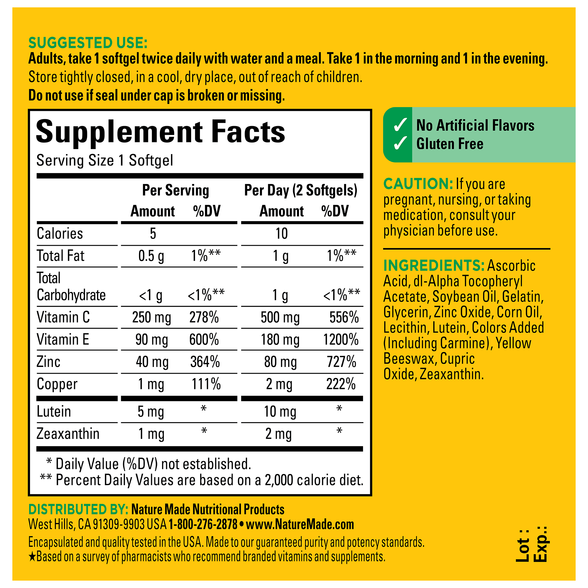 Product Ingredients Callout