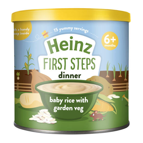Photograph of Baby Rice with Garden Veg product