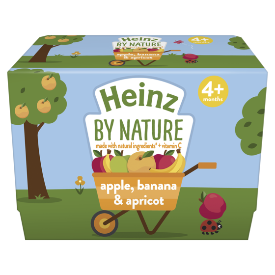 Photograph of Apple, Banana & Apricot Fruit Pot product