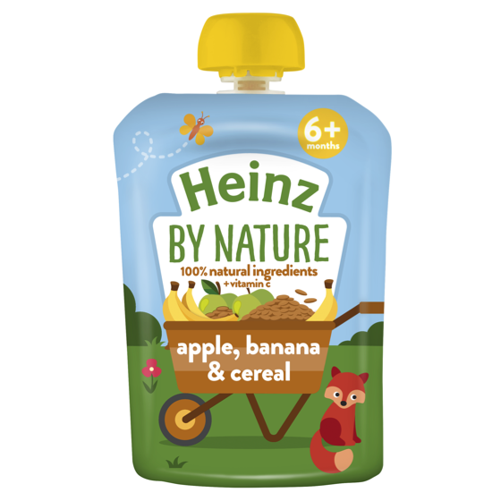 Photograph of Banana, Apple & Cereal Pouch product